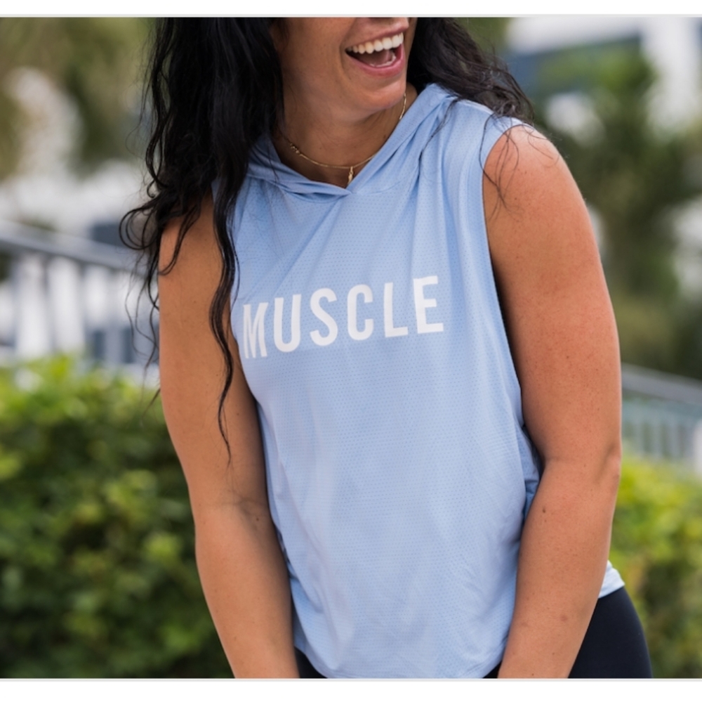 Barbella Muscle Hoodie Tank